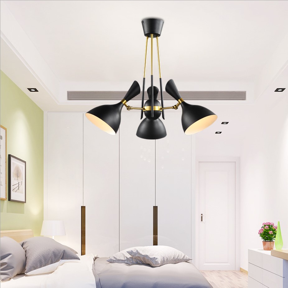 Đèn chùm LINDA 3 tay phong cách Bắc Âu hiện đại, cao cấp