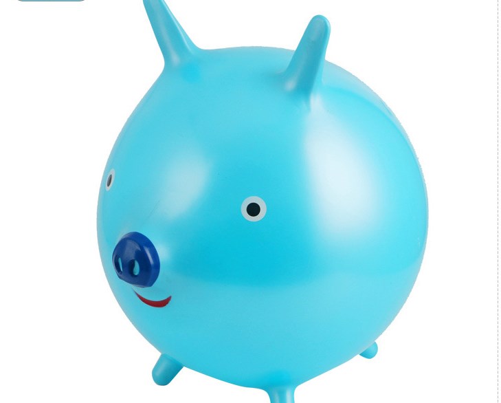 Đồ chơi vận động - Bóng tập Gym - Bóng nhảy có tai và đế chân giữ thăng bằng cho bé - size 45cm