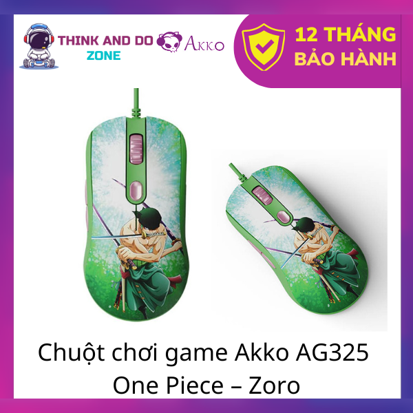 Chuột chơi game Akko AG325 One Piece – Zoro - Hàng chính hãng