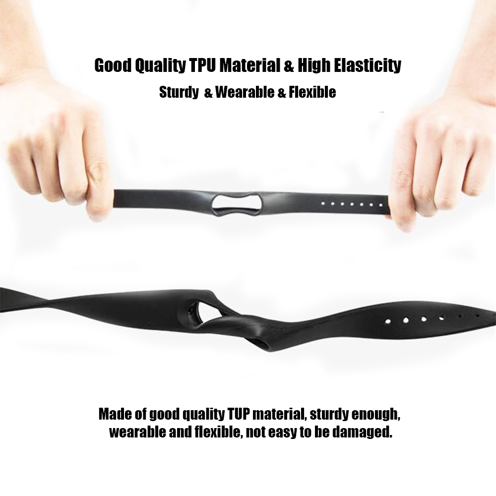 Dây Đeo Đồng Hồ Thông Minh Chất Liệu Silicone Thoải Mái Độ Đàn Hồi Cao