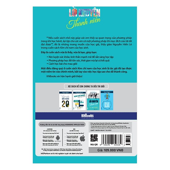 Lời Khuyên Thanh Niên (Bộ sách Cha Mẹ Khéo - Con Thành Công) (Tặng Bookmark PL)