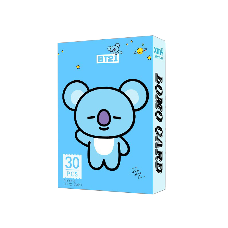 Bộ Lomo card KOYA BT21 BTS mới nhất