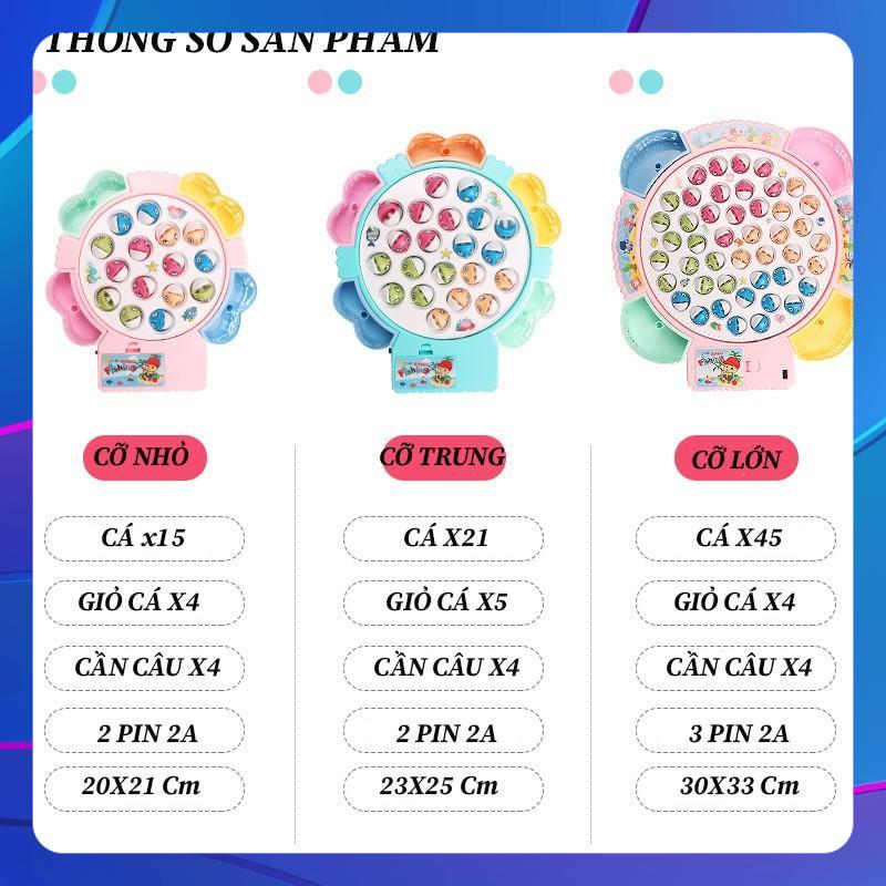 Bộ đồ chơi câu cá 45 con