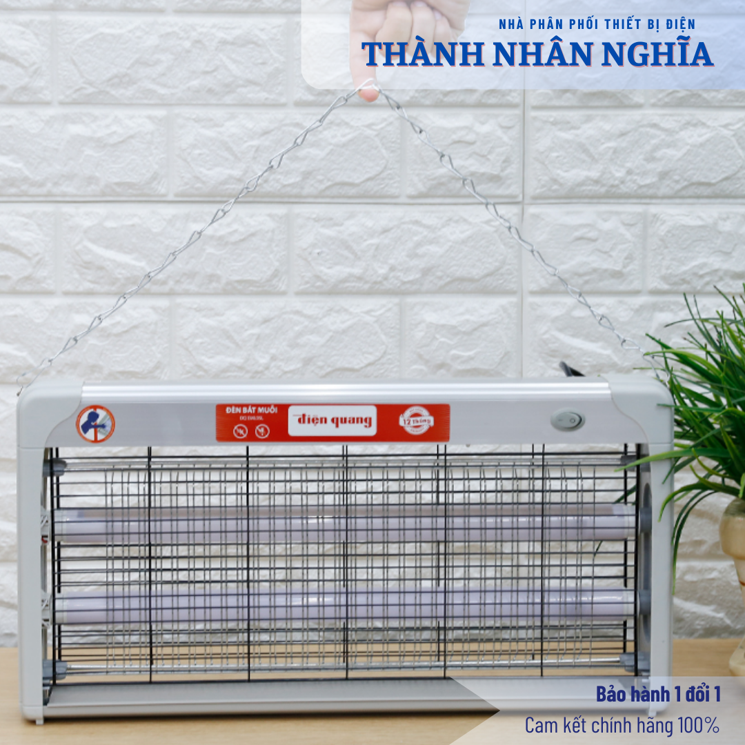 Đèn bắt muỗi Điện Quang ĐQ EML05L (485x65x250mm) - Công suất 5w, Phạm vi sử dụng 40m2