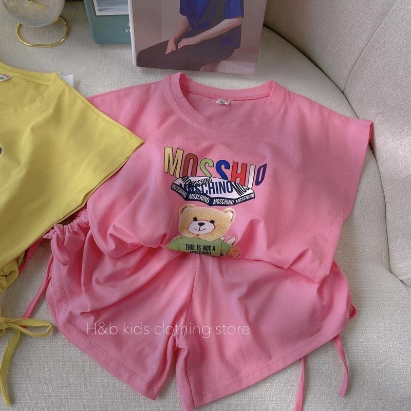 Bộ cộc tay Bé gái size đại️M0034️ Bộ quần áo bé gái từ 17-30kg, chất cotton 4 chiều mềm mịn thấm hút mồ hôi tốt
