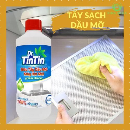 Tẩy dầu mỡ tẩy sạch lưới lọc máy hút mùi, mặt bếp, tường gạch ốp, bồn rửa bát -TinTin