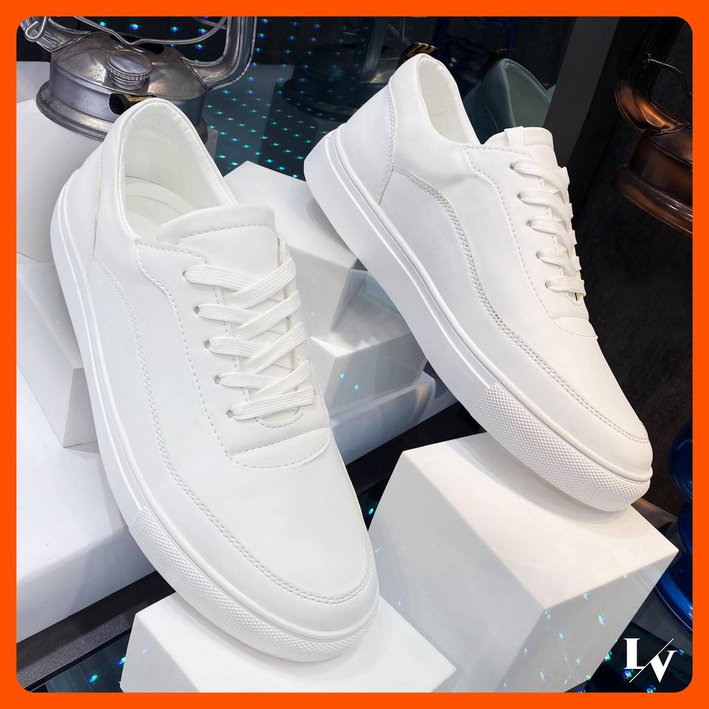 Giày Nam Trắng Thời Trang Cao Cấp - GIÀY THỂ THAO NAM SNEAKER WHITE SPORTS FASHION