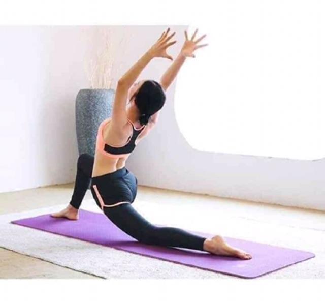 Thảm Tập Yoga 2 Lớp TPE 6mm Cao Cấp - Thảm Tập Gym và Yoga Chuyên Nghiệp - Nhiều Màu