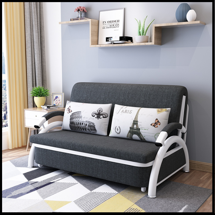 Giường Sofa Đa Năng Gắp Gọn Thành Ghế Sofa. Ghế Sofa Giường. Giường Sofa Thông Minh KT 1m28 x 1m90