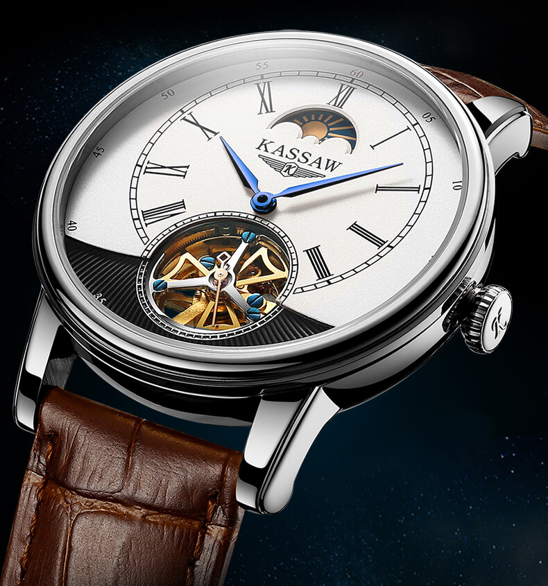 Đồng hồ nam chính hãng KASSAW K901-3 hàng mới 100% chống nước,chống xước,kính sapphire bảo hành 24 tháng