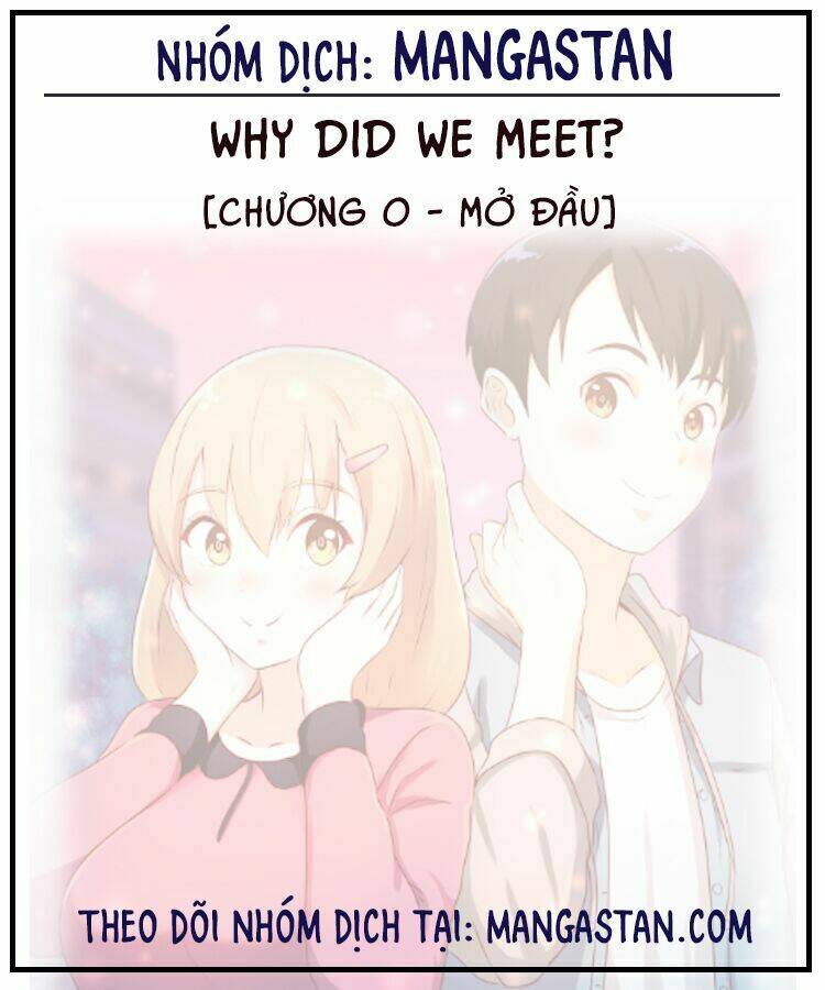 why did we meet? chapter 0 1