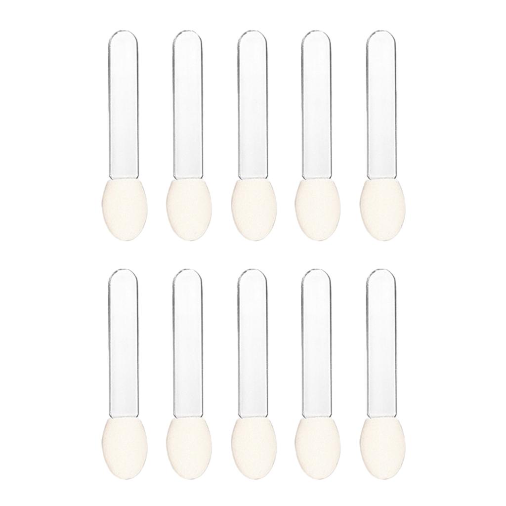 10 Pcs Disposable Eye Shadow Brush Sponge Applicator Makeup Brush Make-up Tools Brushes for Beauty