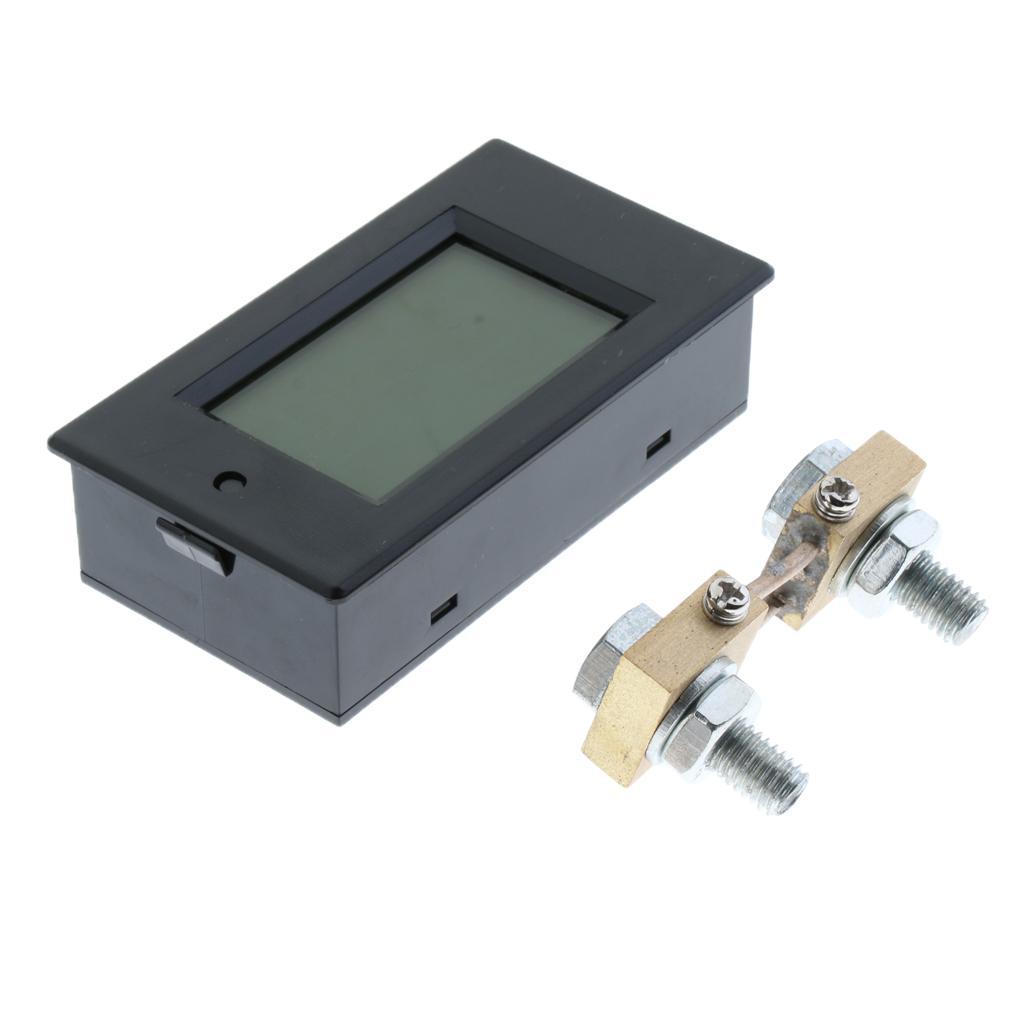 DC 6.5-100V 0-20A Digital LCD Display Voltage Current Power Watt KWh Meter Ammeter Voltmeter With Shunt