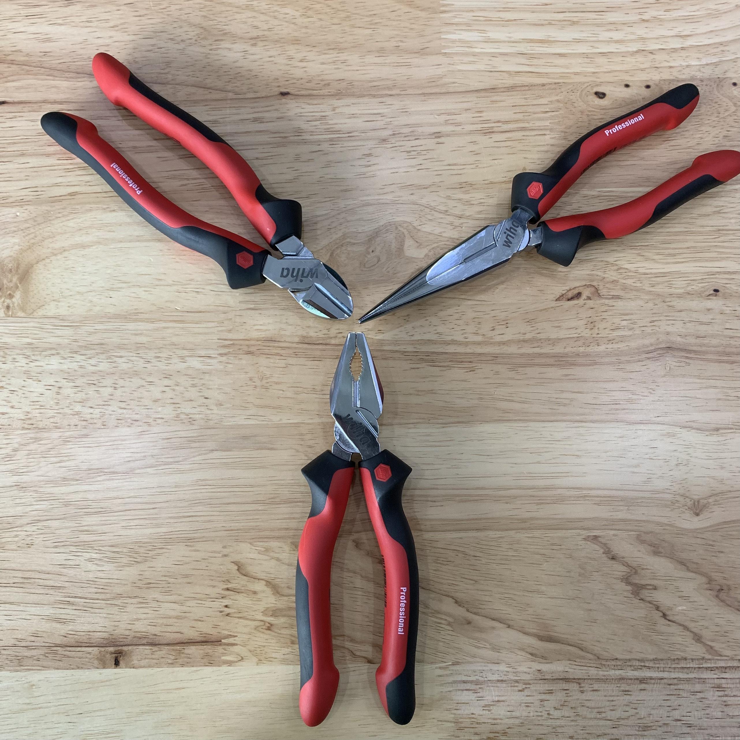 Bộ 3 kìm chuyên nghiệp Wiha (26722, 26707, 43339)