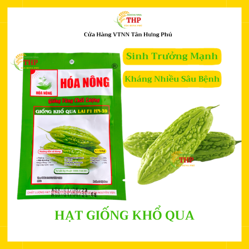 Hạt giống Khổ Qua lai F1 HN-39 | Hạt giống | gói 10 hạt