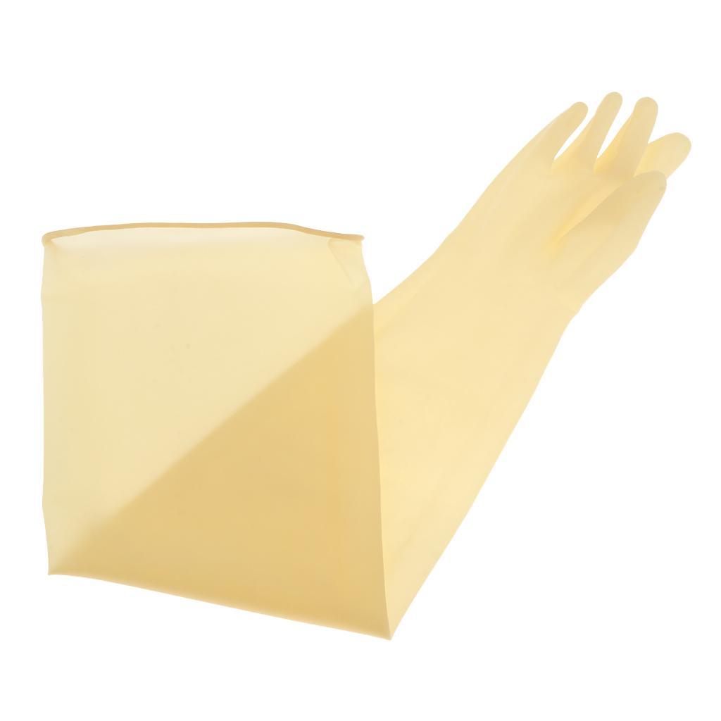 2 Pairs Of Durable 75cm Industrial Lab Anaerobie Glove Box Safety Work Gloves