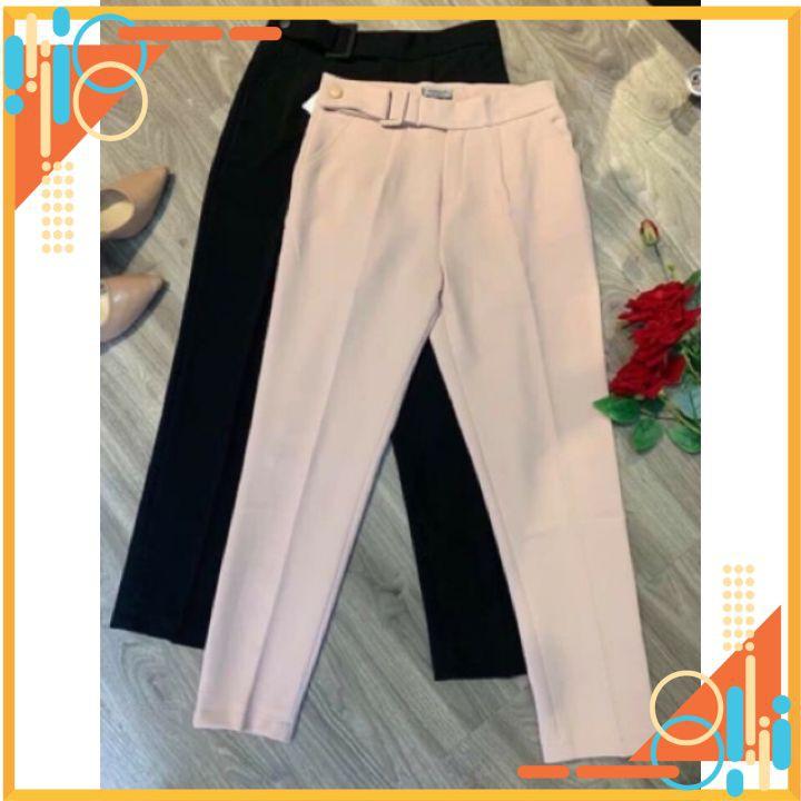 Quần baggy SIÊU HOT  công sở nữ kèm đai bọc tôn dáng