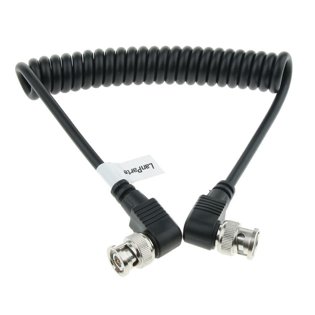 SDI BNC Right Angle Cable Male to Male Cord for DVR Monitor Wide Application