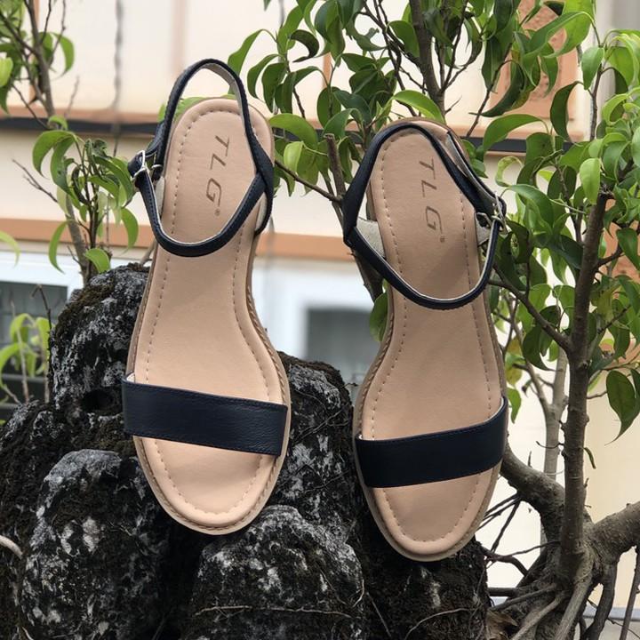 Sandal nữ 3 phân đế đúc,quai da siêu dễ thương 21332