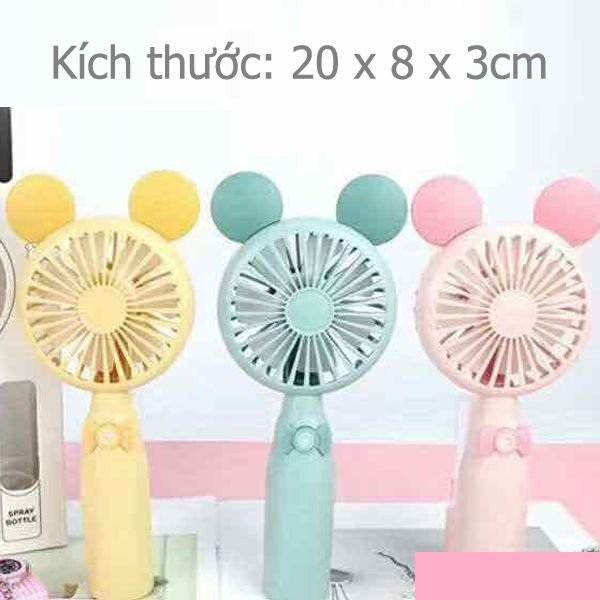 COMBO 2 Quạt Phun Sương Mini Hình kute dễ thương Sạc Điện