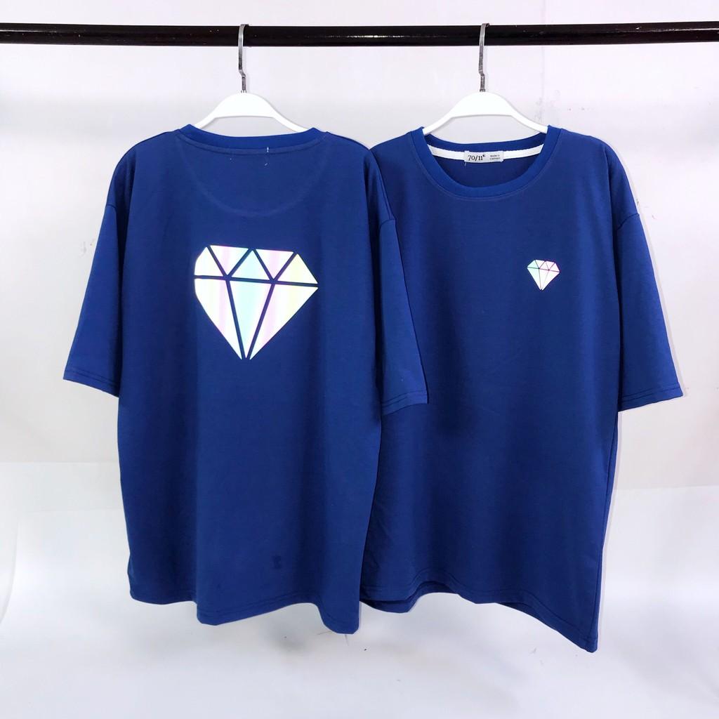 Áo thun phản quang Unisex - Kim cương