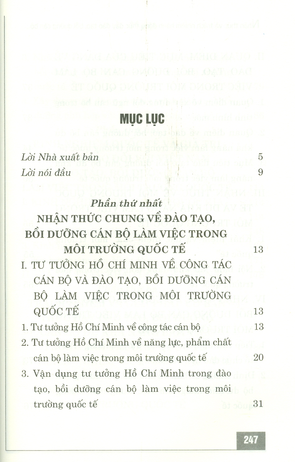 Nhận Thức Và Trách Nhiệm Hành Động Thúc Đẩy Đào Tạo, Bồi Dưỡng Cán Bộ Làm Việc Trong Môi Trường Quốc Tế (Sách Chuyên Khảo)