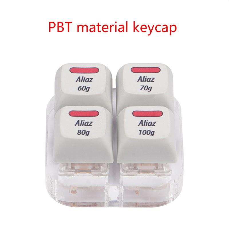 HSV 4 Key Caps Testing Tool Pink Aliaz Switches Keyboard Tester 60g 70g 80g 100g Keycaps Switches Shaft Testing Tool