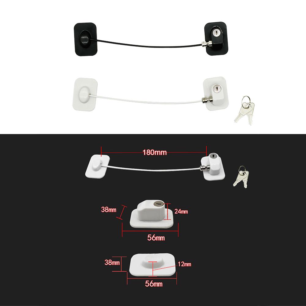 Khóa Cửa Sổ Khóa Giới Hạn An Toàn Cho Trẻ Em với chìa khóa bảo vệ chống rơi tủ lạnh and bảo mật cho cửa