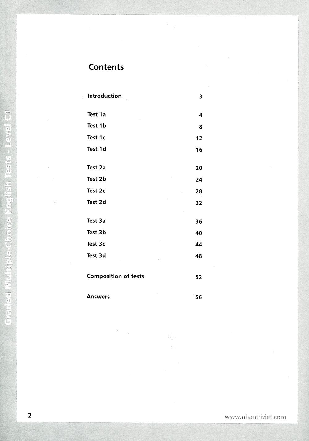 Graded Multiple - Choice English Test Level C1 (Không CD)