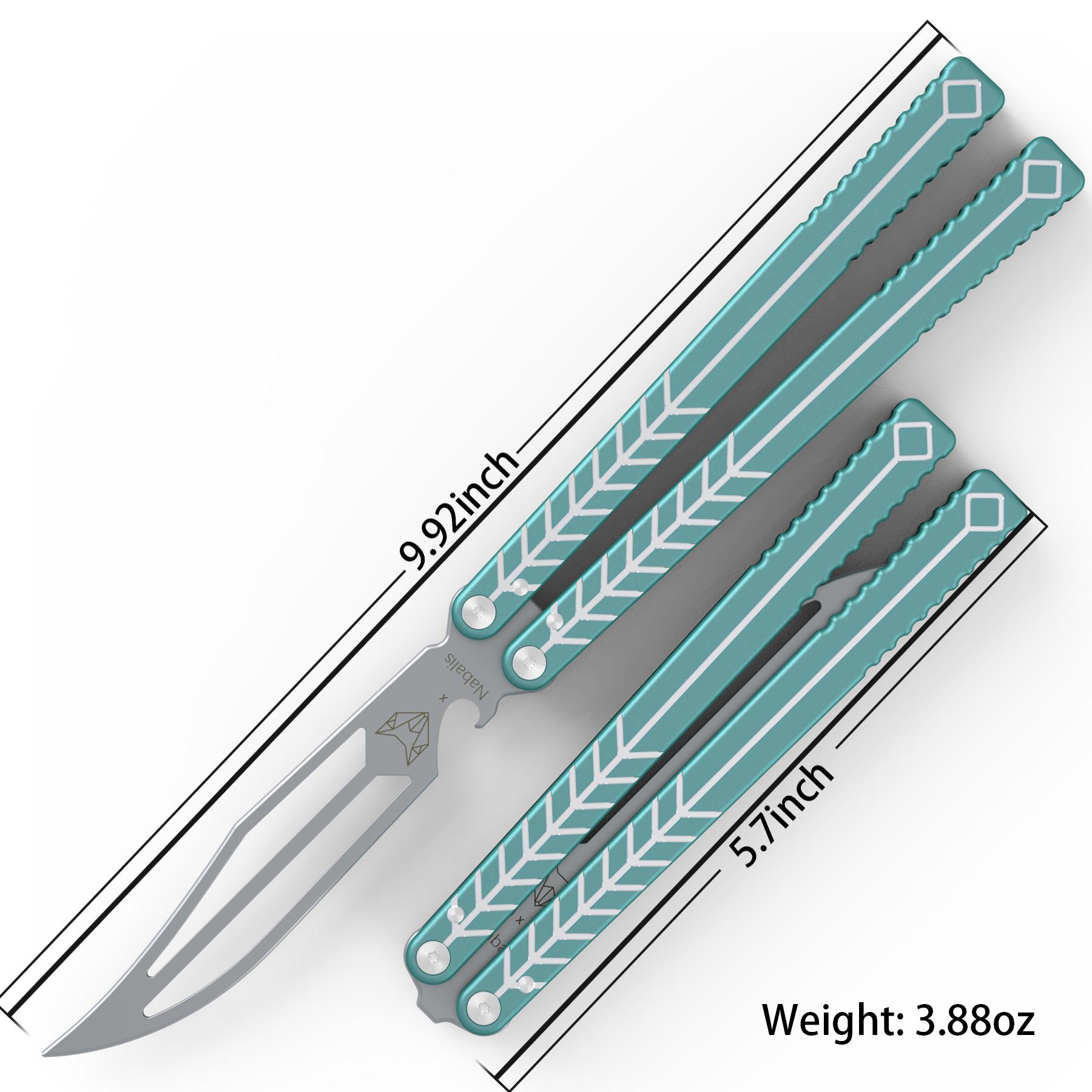 Nabalis Balisong Vulp v2 - Huấn luyện viên Balisong của Nabalis X Will Hirsch Color: Green with Opener