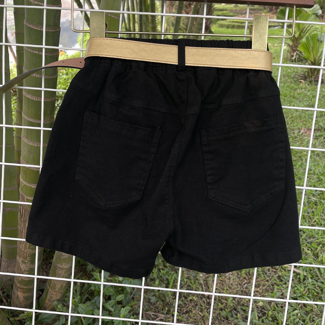 Quần short bé trai kaki size đại 4-10 tuổi chữ BOCKUE vải mềm mỏng kiểu dáng khỏe khắn thời trang