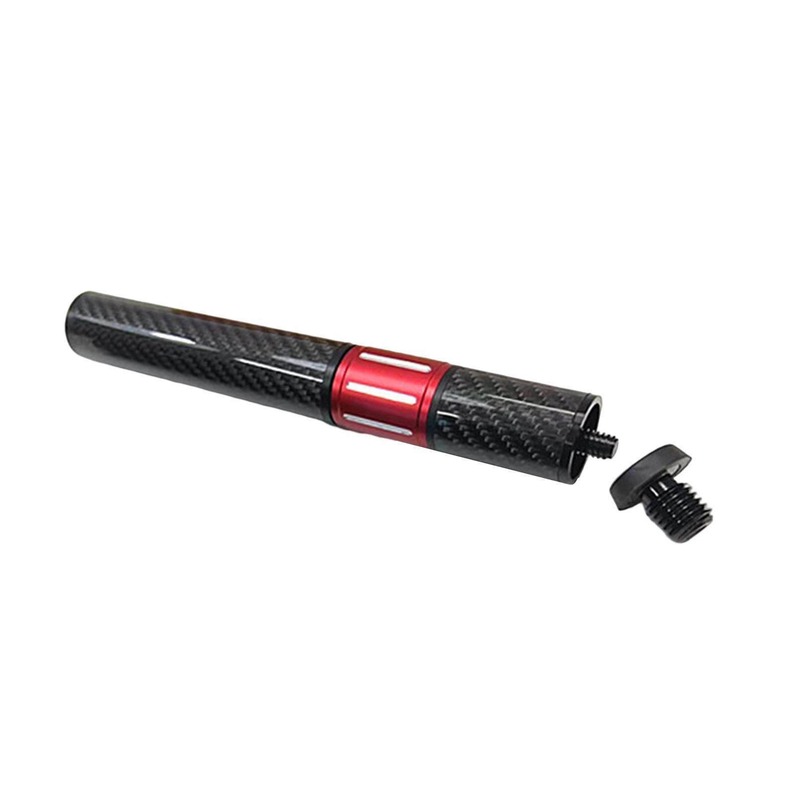 Telescopic Pool Cue Extension Snooker Cue Extend Compact Billiard Holder Cue Joint Accessories End Lengthener for Billiard Cues Professional