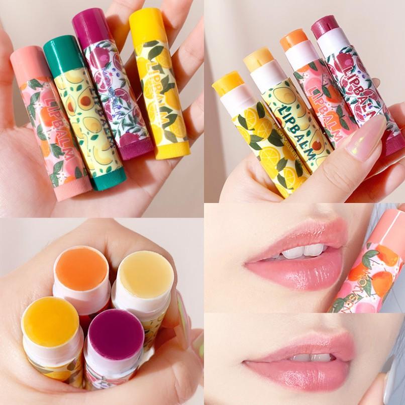 Son dưỡng hết nẻ môi hoa quả Molvsenlin Lip Balm 3.2g