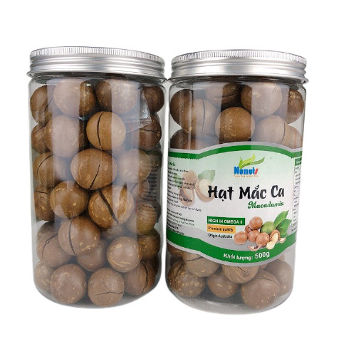 1kg Hạt macca Úc nứt vỏ, NGUYÊN VỊ, đã sấy giòn, ăn vặt mẹ bầu cực ngon Nunuts .