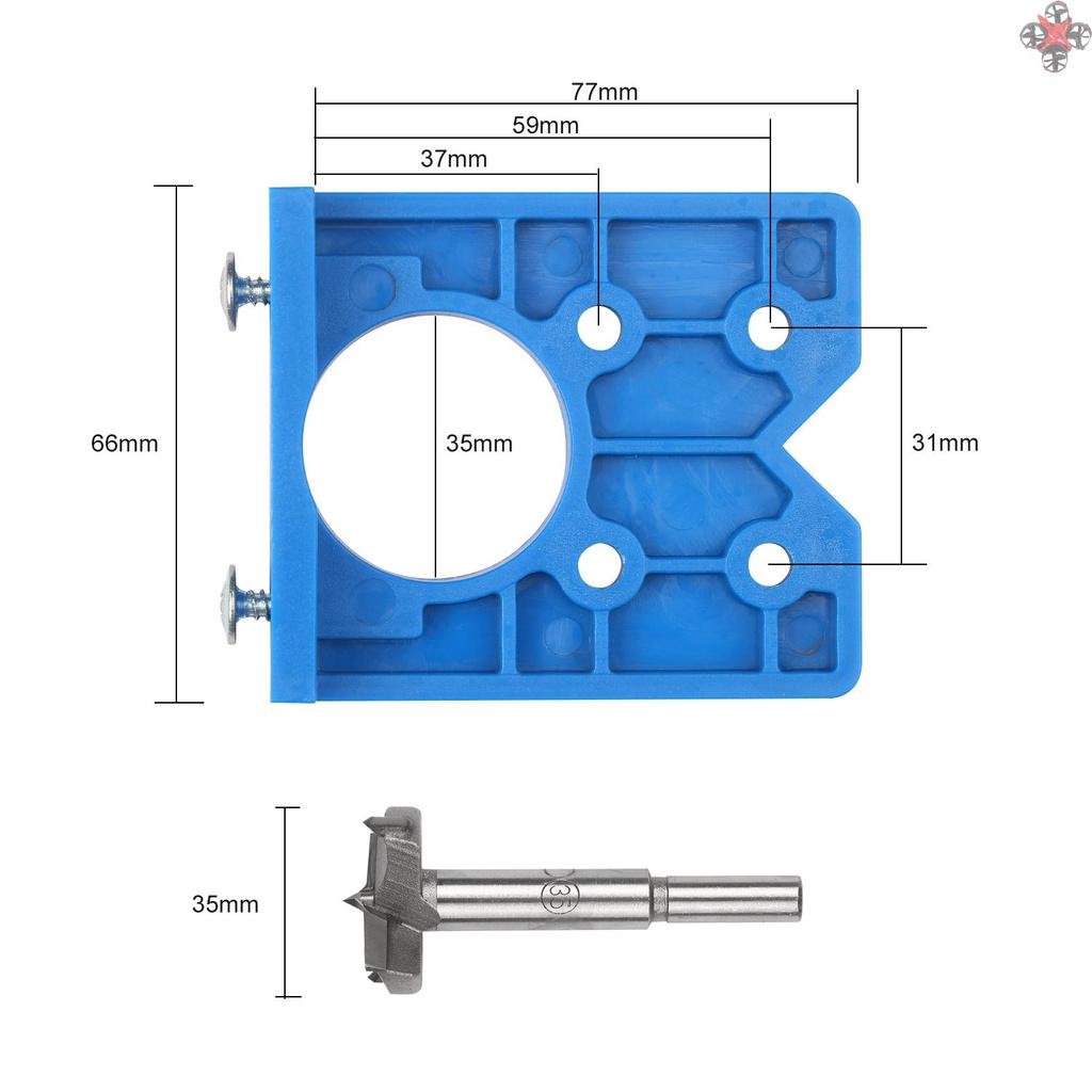 Dụng Cụ Định Hình Lỗ Khoan Gia Công Vật Liệu Gỗ 35mm