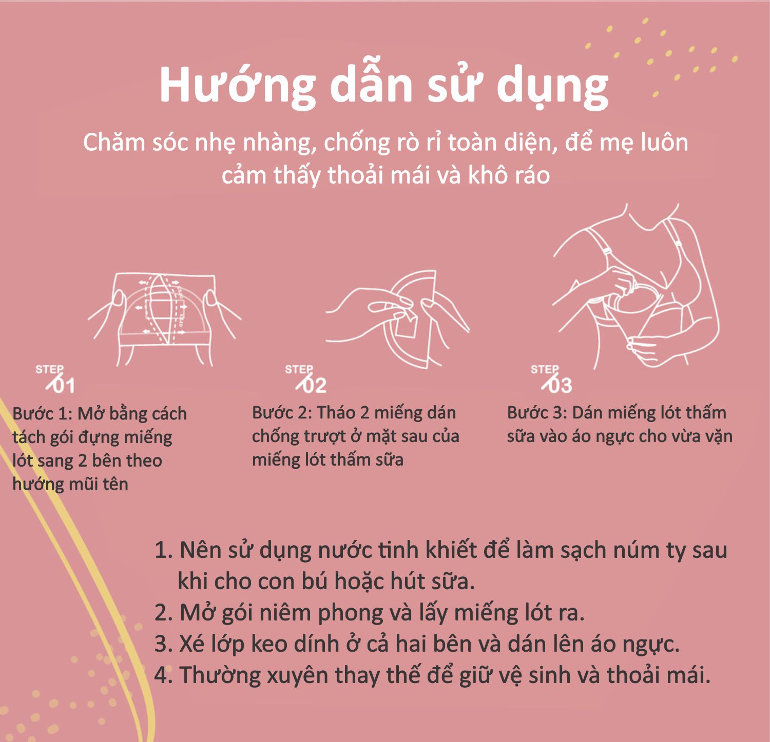 MIẾNG LÓT THẤM SỮA 60ML KUKU KU5421 - 36 MIẾNG/HỘP
