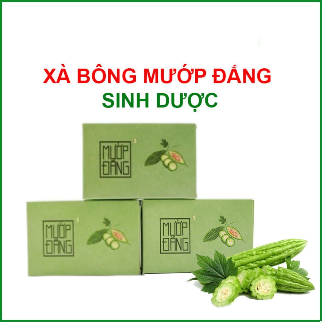 Hình ảnh Xà bông mướp đắng Sinh dược - 100g/ bánh