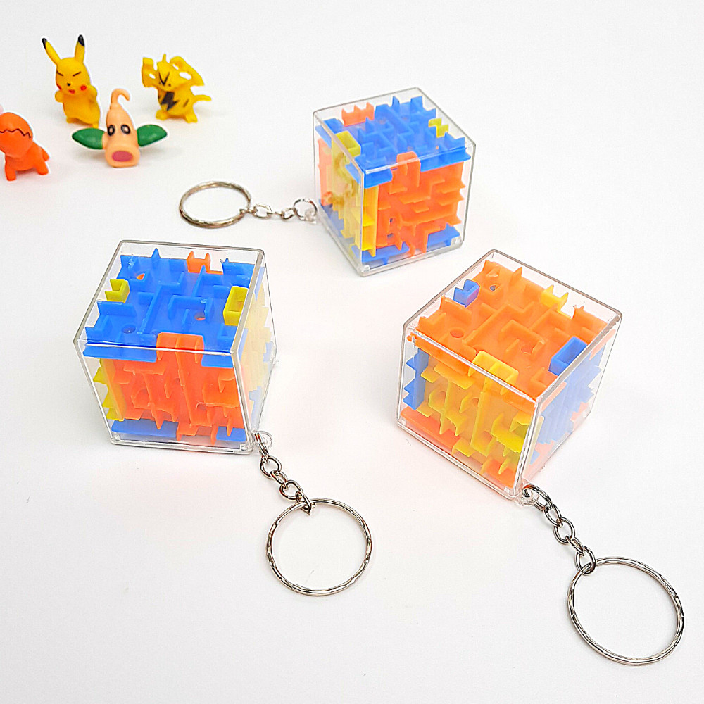 Combo 3 Móc Khóa Khối Lập Phương Rubik 3D Mê Cung Kỳ Diệu