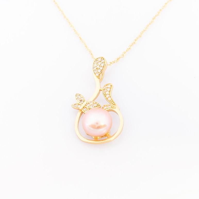 Dây chuyền bạc Ý S925 Mon Lilas Cao Cấp Quý Phái Necklace D0320006