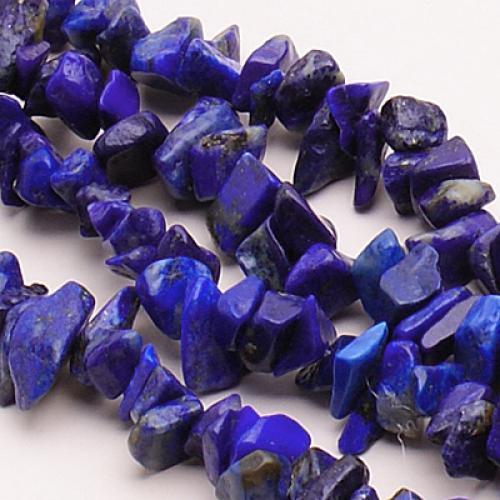 4-9mm Exquisite Lapis Lazuli Chip Gemstone loose Beads Strand 35 Inch