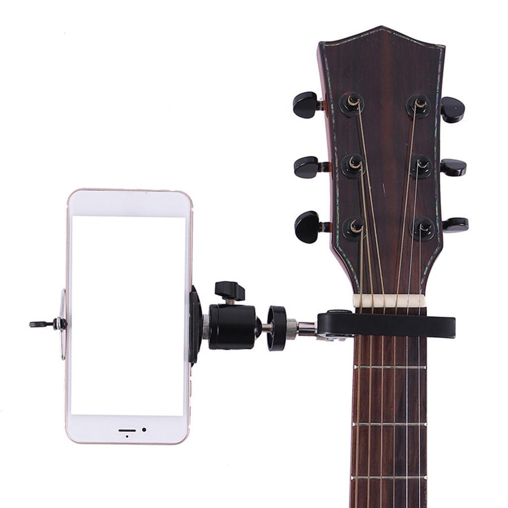 Guitar Phone Mount Headstock Neck Clamp Instrument Parts Guitar  for Gift