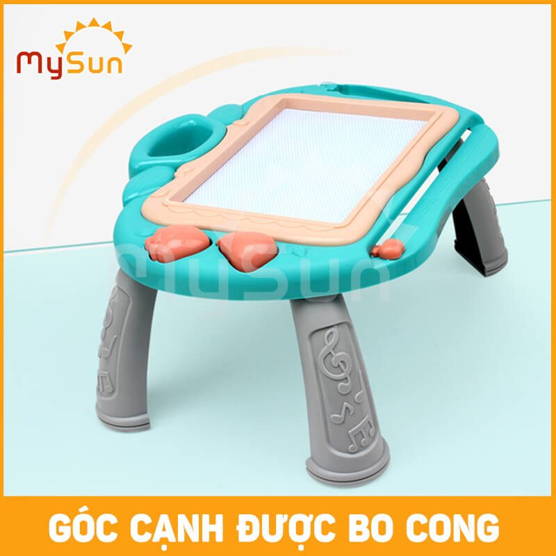 Bảng vẽ TỰ XÓA nam châm cho bé thông minh điện tử có chân bàn đa năng MySun