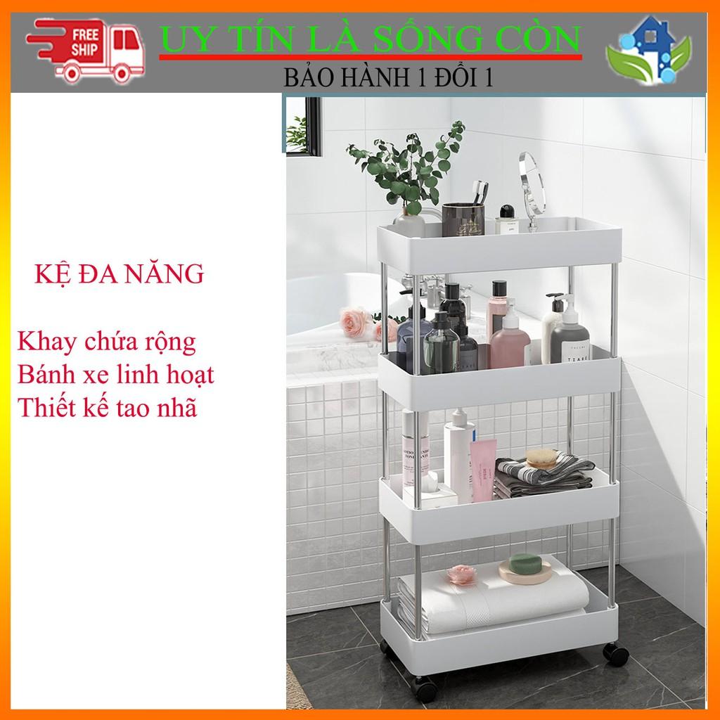 Kệ để đồ đa năng có bánh xe, Kệ đựng đồ trang điểm ,xe đẩy Spa đa năng nhập khẩu có bánh xe di chuyển