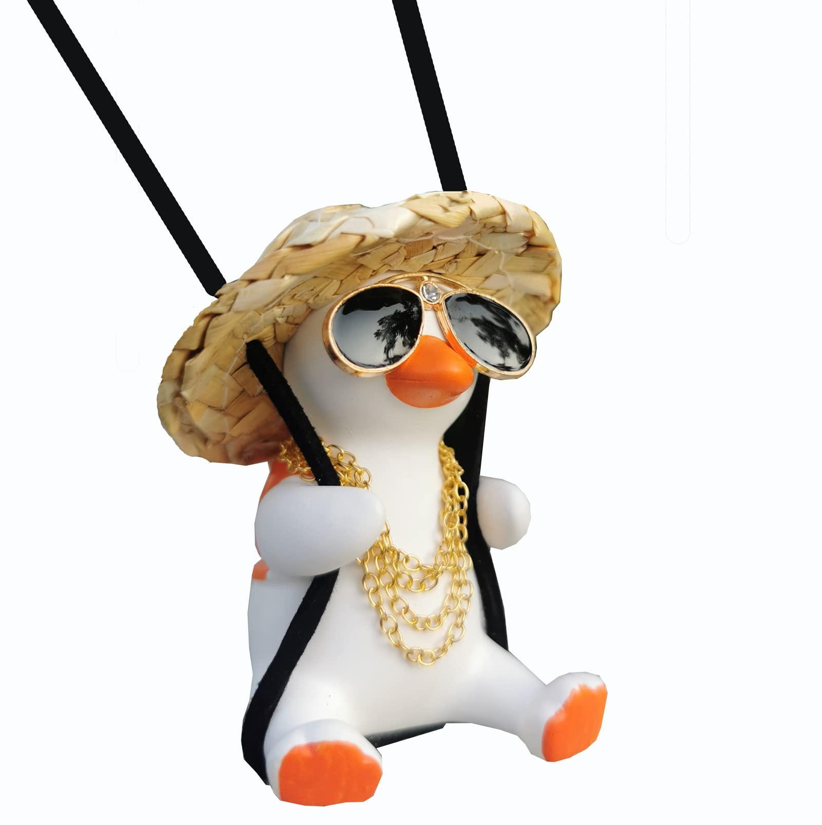 Phụ kiện hệ thống treo gương Swing Duck Xe treo trang trí phụ kiện xe hơi dễ thương