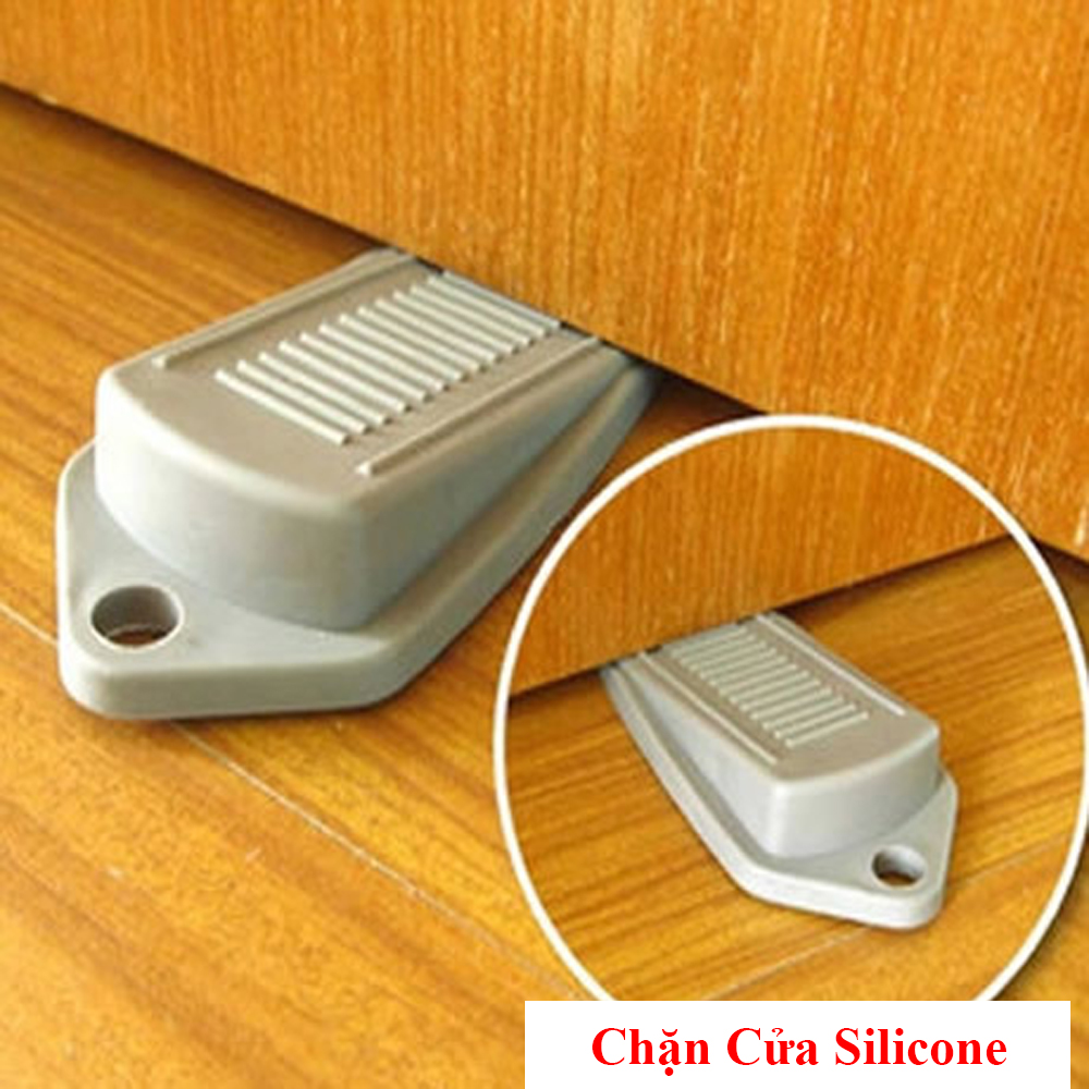 Miếng Chặn Cửa Silicone KUNBE Chống Sập Cửa Cho Gia Đình - Giao Màu Ngẫu Nhiên