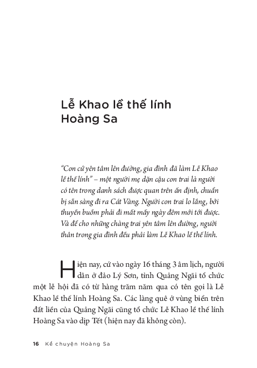 Kể Chuyện Hoàng Sa