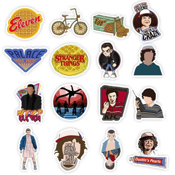 Sticker dán cao cấp Stranger Things Cực COOL ms#98
