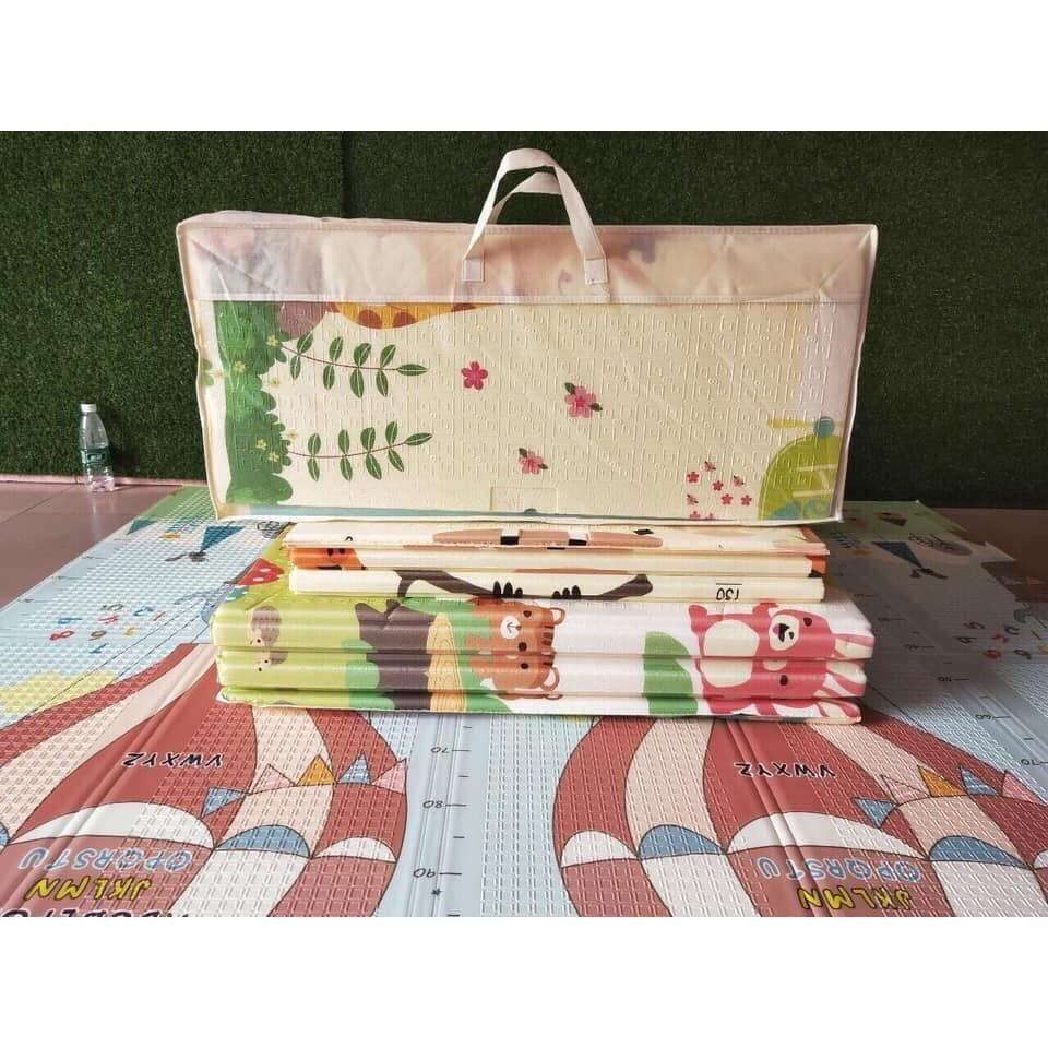 Thảm trải sàn xốp XPE 2 mặt phủ Silicone Hàn Quốc