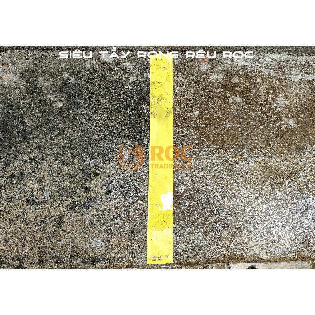 Bột tẩy rong rêu trên nền xi măng ROCO - sạch trong một lần sử dụng