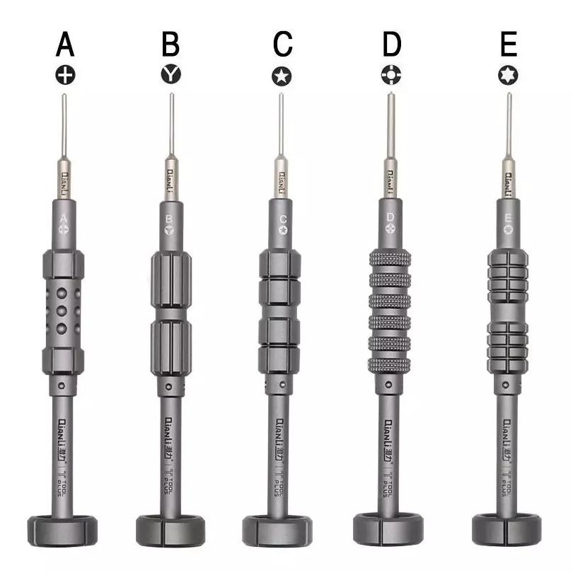 Bộ tô vít QIANLI (5 cây: 3,4,5,6 cạnh và 2 tầng)